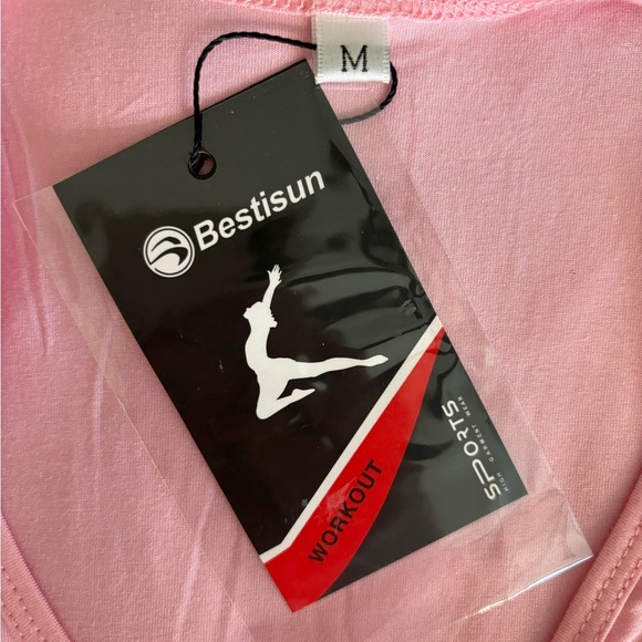 NWT Pink Twist-Front Sleeveless crop Top - Picture 8 of 8